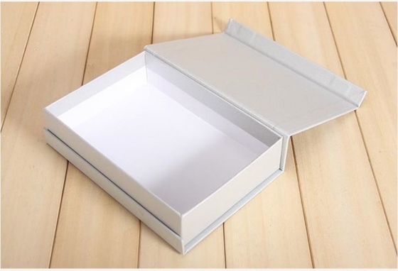 Creative Magnetic Lid Closed Clamshell Book Box Grey Cardboard For Men'S Underwear