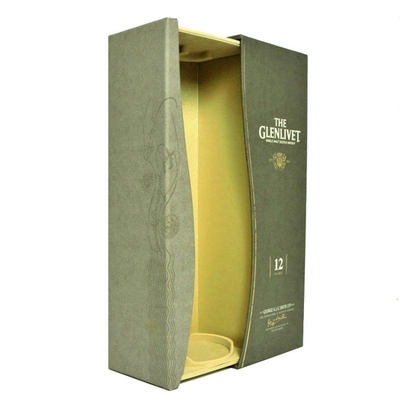 Whisky Wine Packing Boxes With Velvet Base ISO9001 ISO14001 ROHS certificate