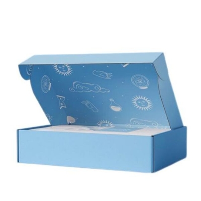 E Flute Kraft Corrugated Shipping Boxes Colorful Recyclable Silk Screen, Corrugated paper laminate CCNB, C1S