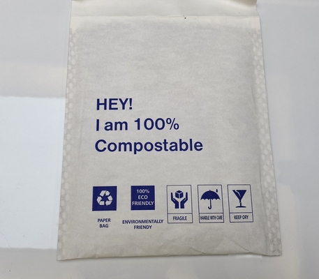 Eco Friendly Packaging Accessories Honeycomb Paper Bags With 3M Tape Self Adhesive