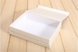 Creative Magnetic Lid Closed Clamshell Book Box Grey Cardboard For Men'S Underwear