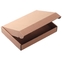 Sustainable Kraft Corrugated Box , Recyclable Shipping Packaging  Silk Screen Water Base Printing