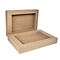 Emboss Effect Wooden Case Boxes with PMS Printing Logo for Luxury