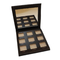 9 Color Greyboard Cosmetic Packing Box , eyeshadow palette box With Mirror And Film