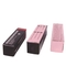 Pink Custom Lipstick Boxes Glossy Lamination 375g Silver Card Paper Material, Cosmetic packaging and boxes