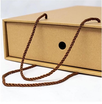 ECO Friendly Recyclable Kraft Corrugated Gift Box For Fruit Packaging No Printing